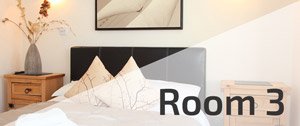 Room 3 double ensuite room at Just B Dartmouth -image button only