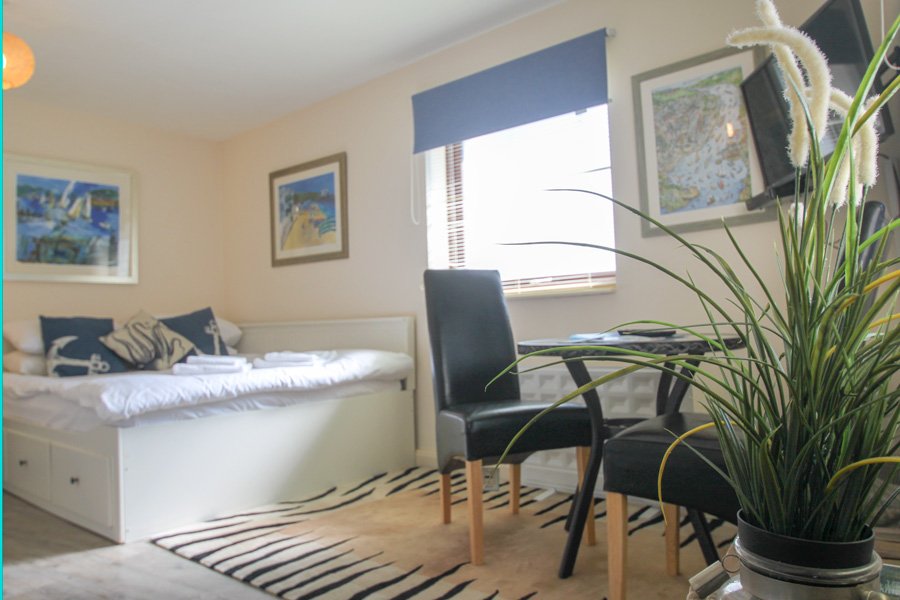 open plan apartment in Dartmouth town center